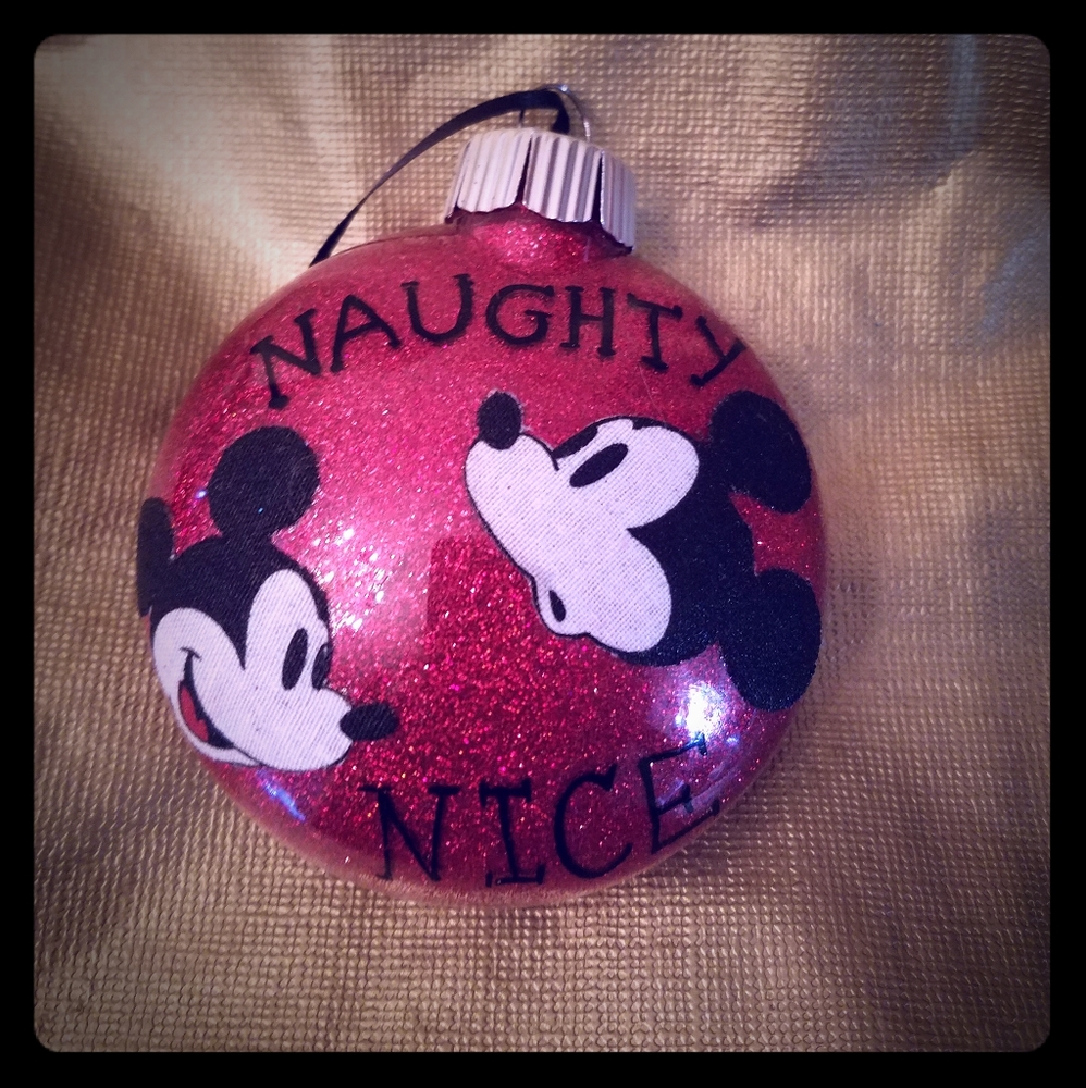 Naughty or Nice ornaments